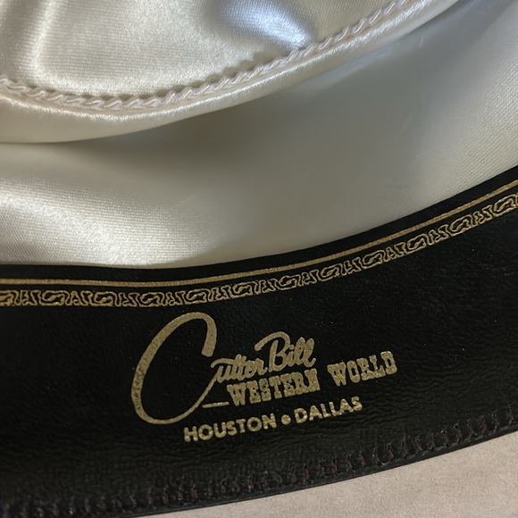 Resistol Diamond Horseshoe western cowboy cowgirl felt hat with feather band - Picture 13 of 16